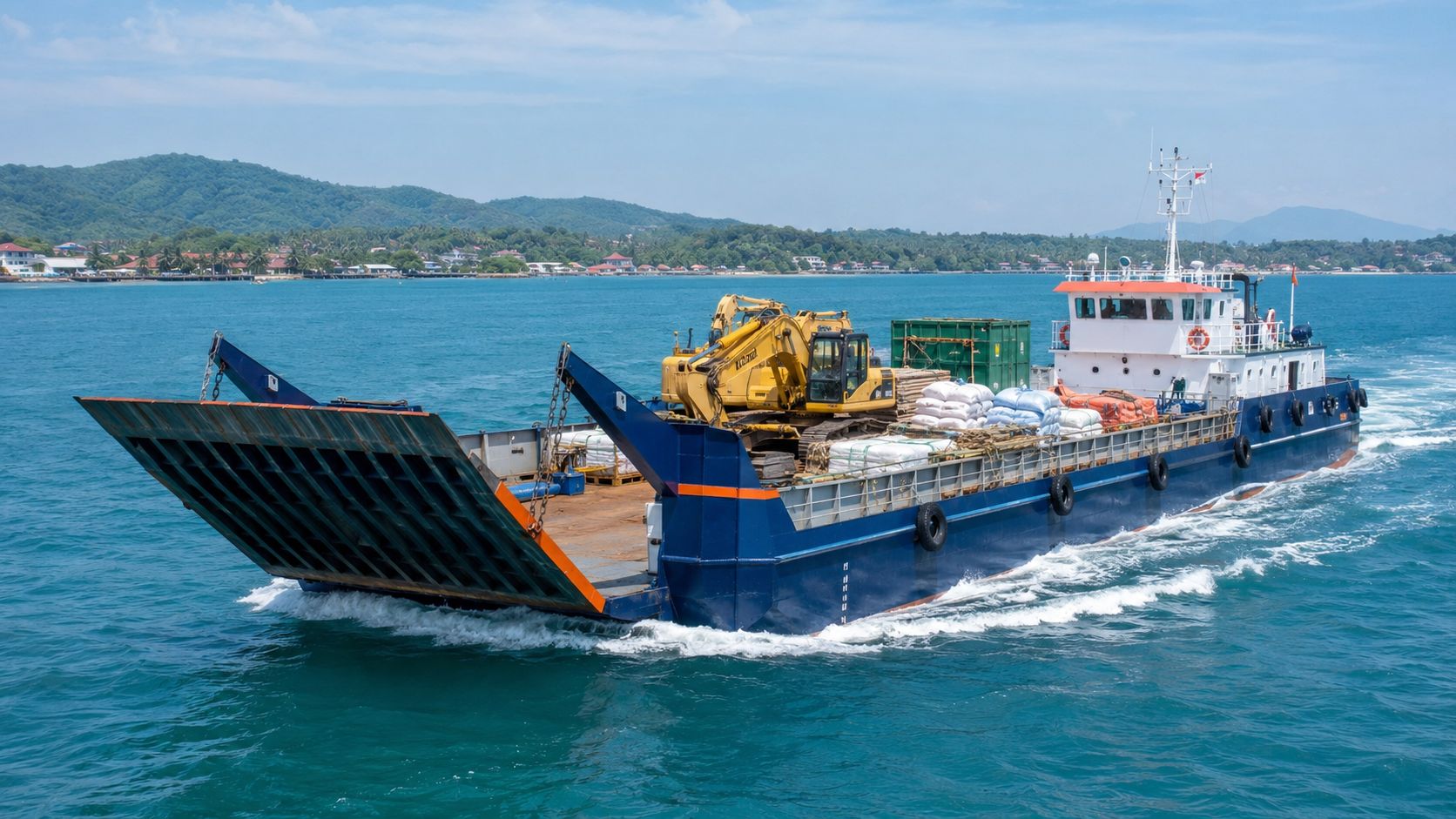 Kapal Landing Craft Transport (LCT) — armada PT Tiga Saka Samudra